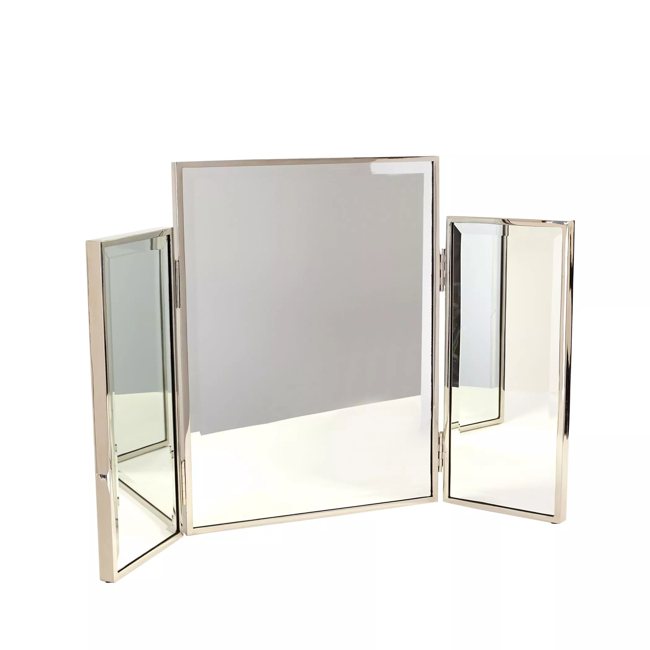 Tri-Fold Vanity Mirror- Silver