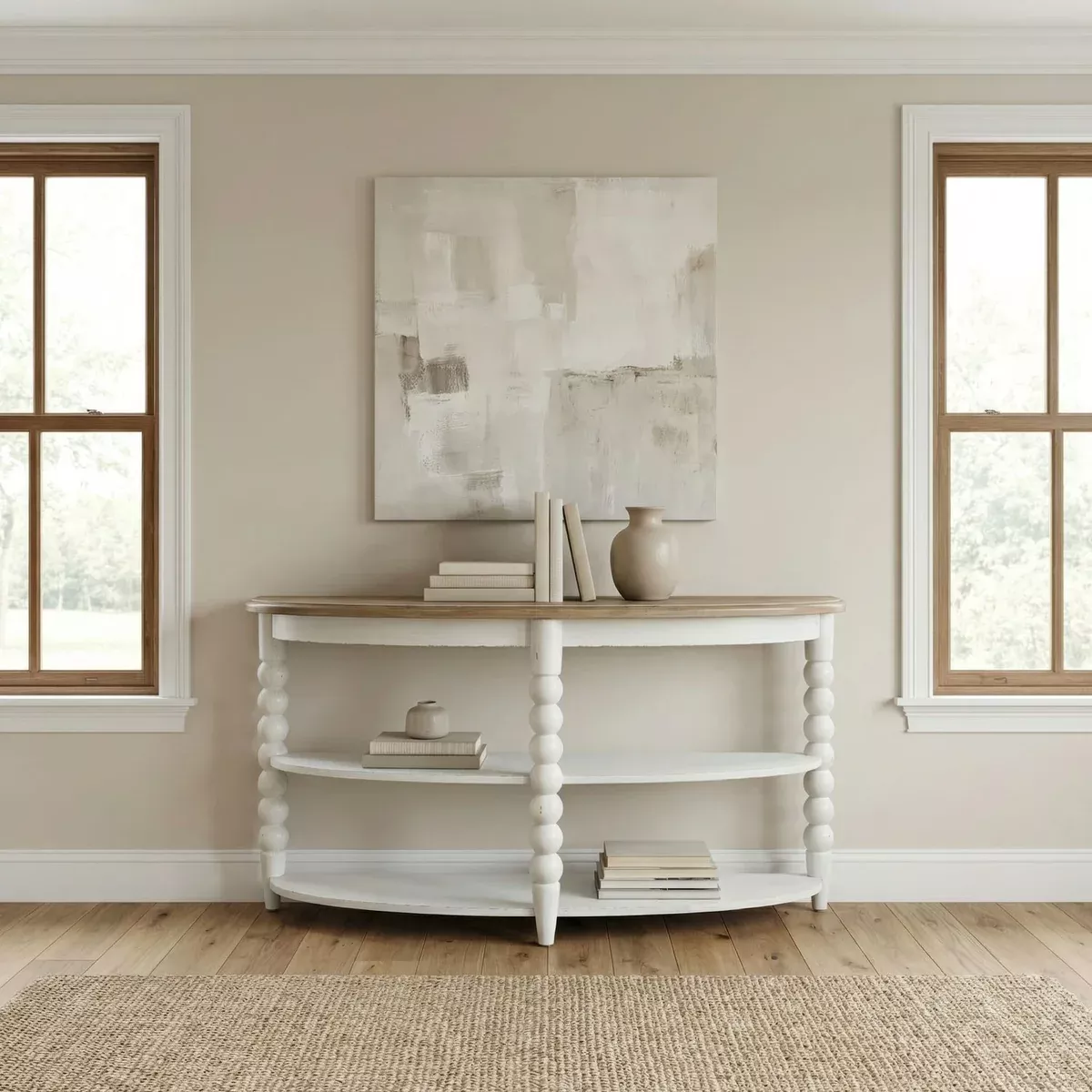 Turnberry Park - Sofa Table - Washed White