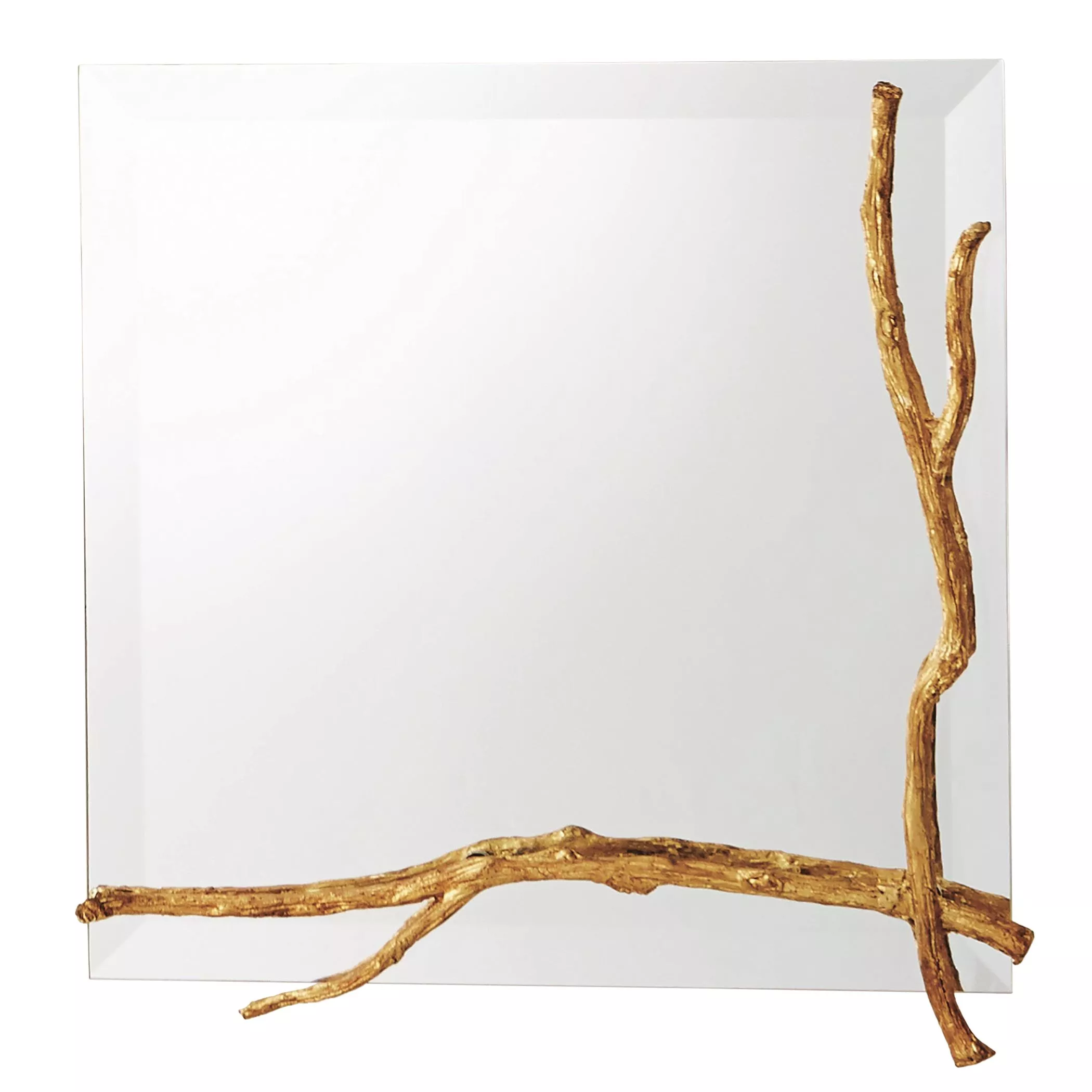 Twig Mirror Small Gold