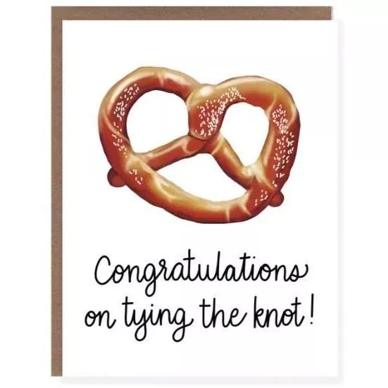 Tying The Knot - Greeting Card - Wedding