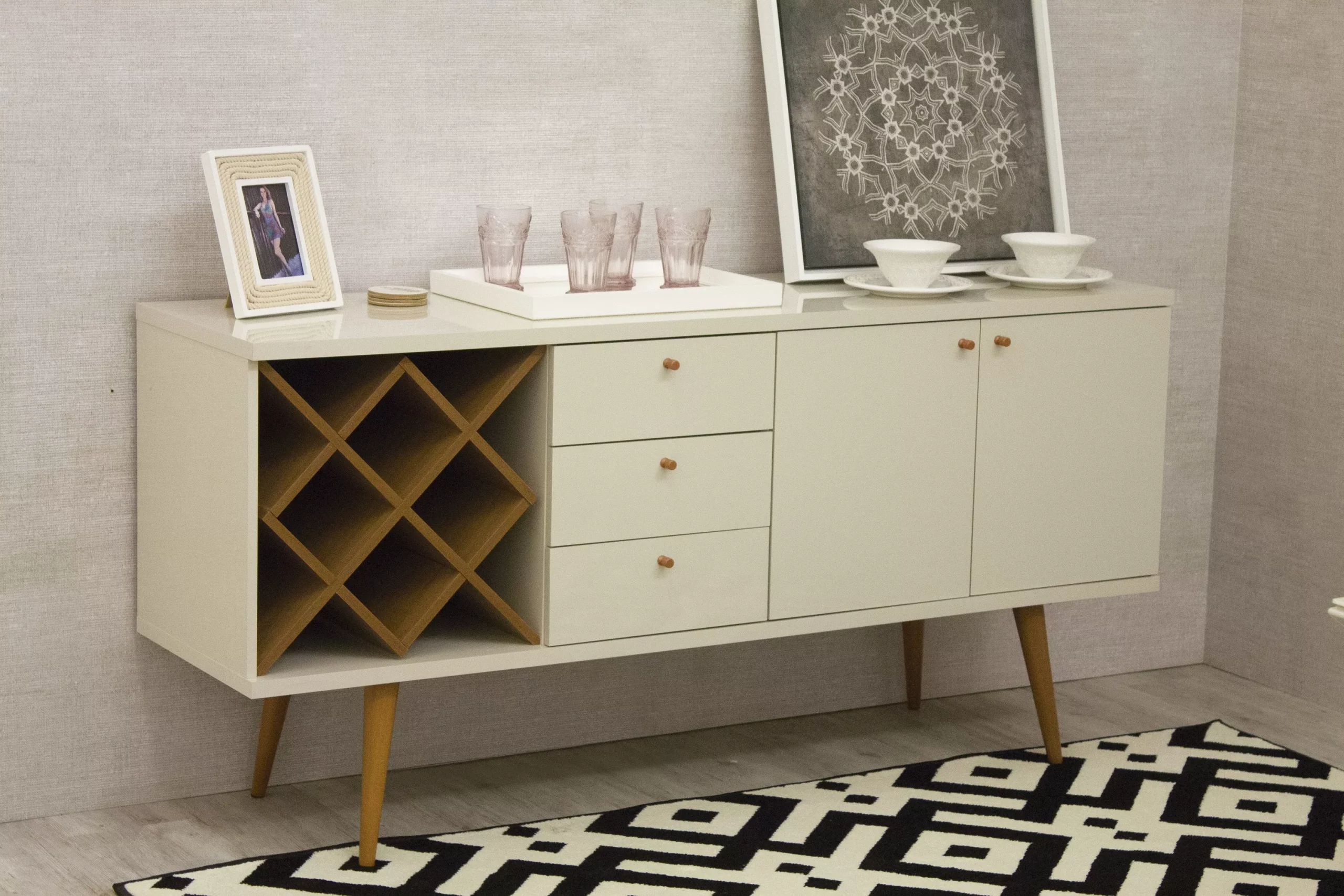 Utopia Beige Sideboard