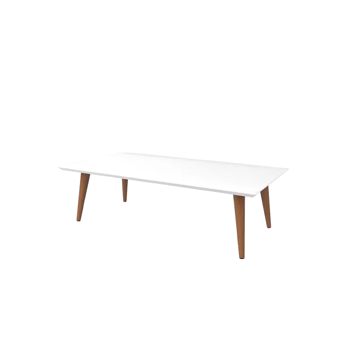 Utopia White Rectangle Coffee Table