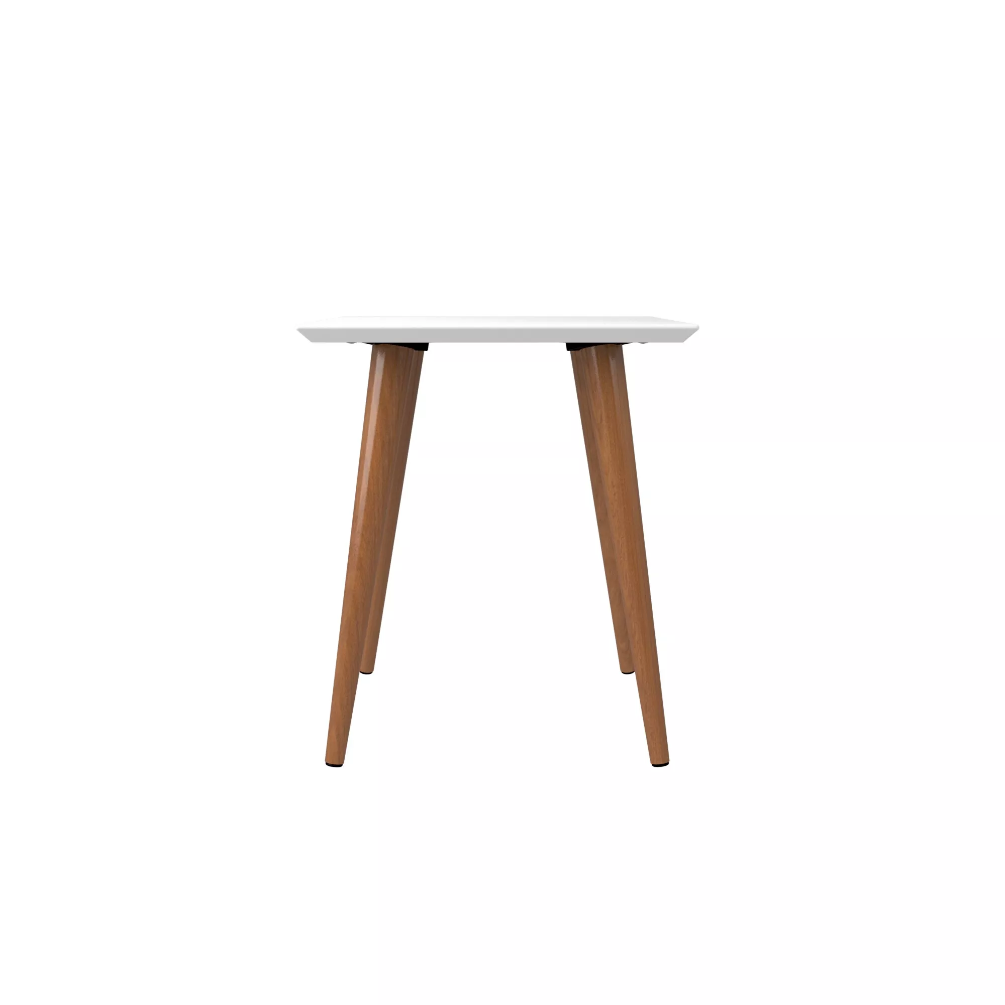 Utopia White Square End Table