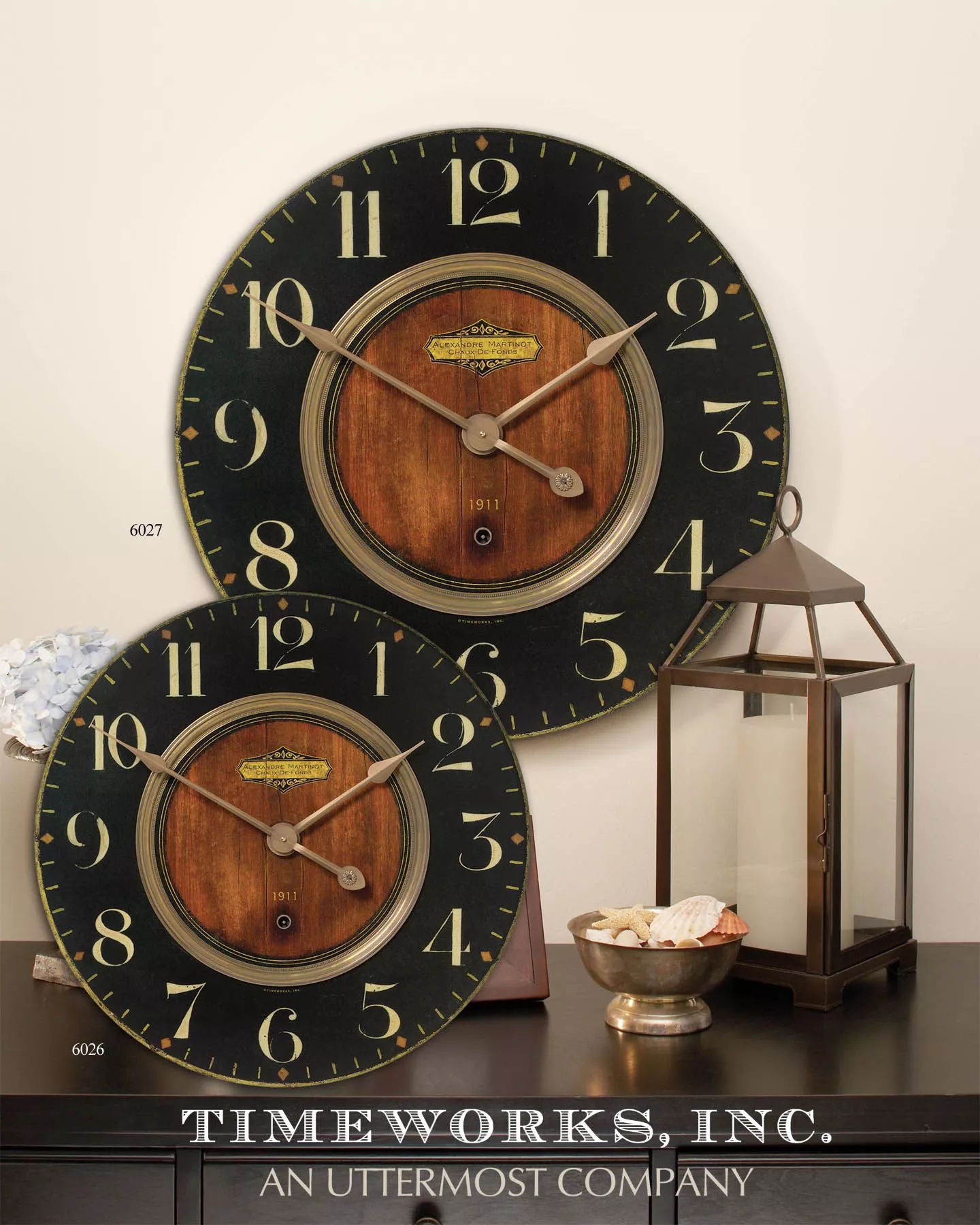 Uttermost Alexandre Martinot 23" Clock