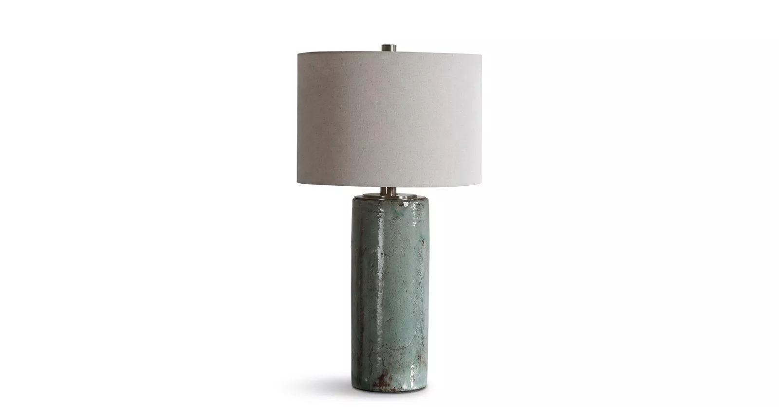 Uttermost Callais Crackled Aqua Table Lamp