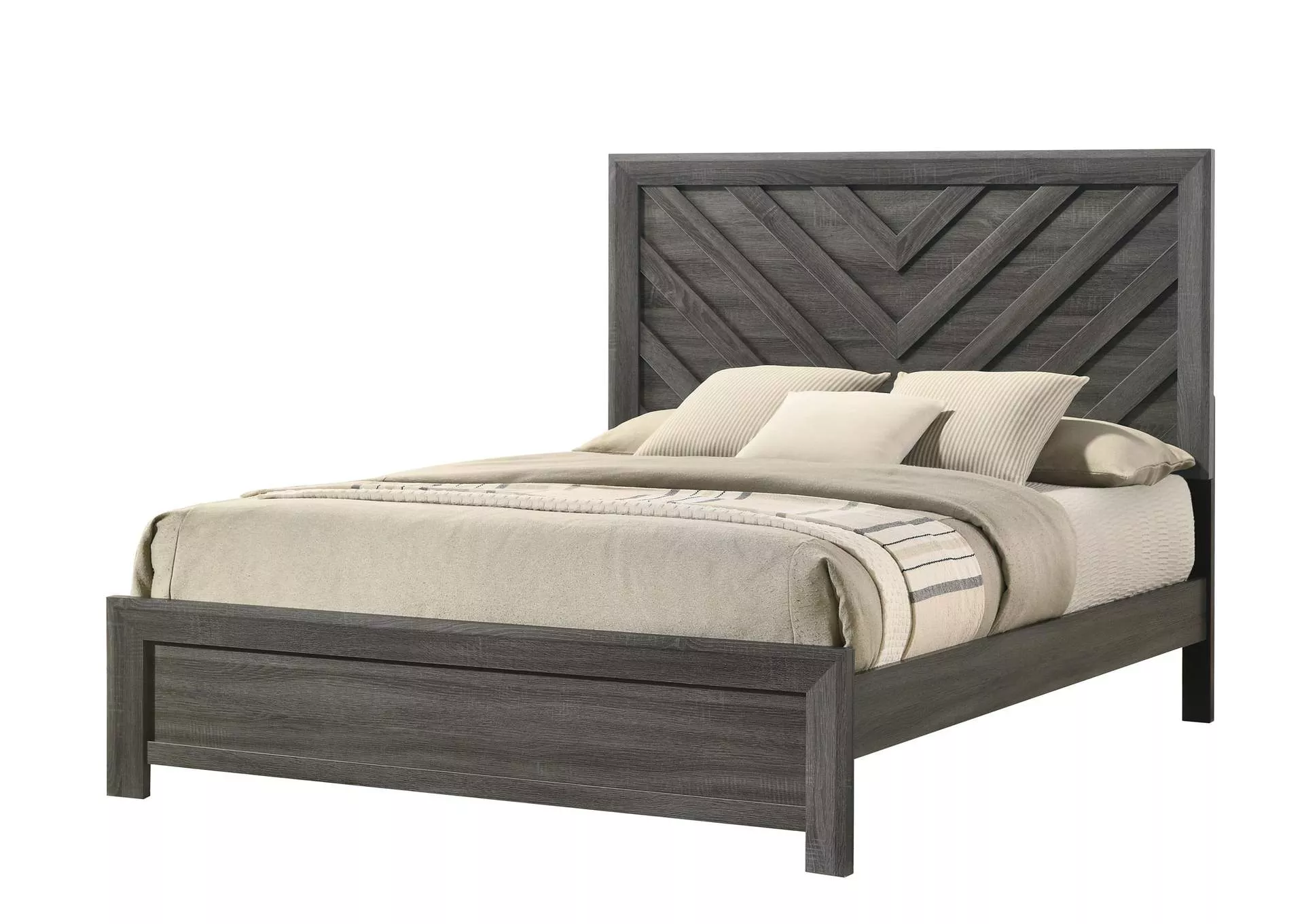 VALOR QUEEN BED - GRAY