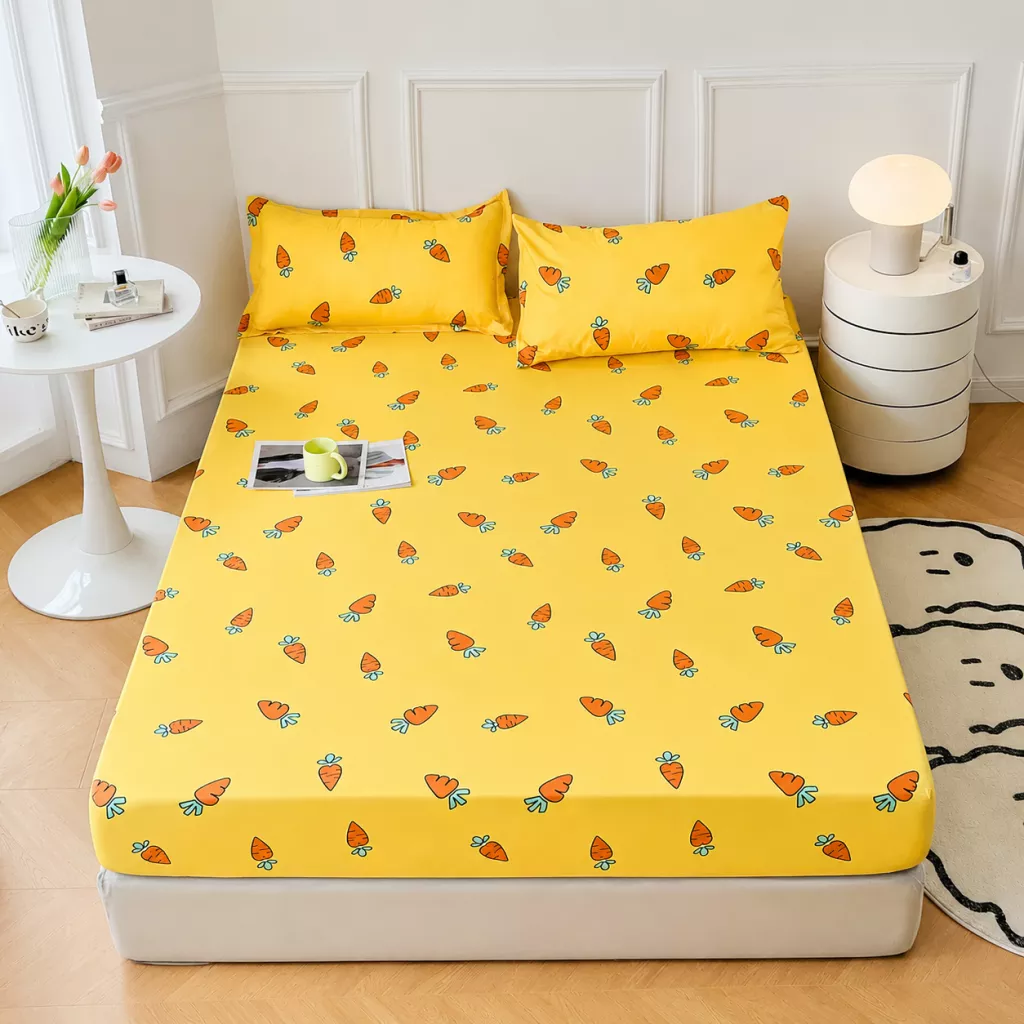 Vibrant Printed Mattress Bed Sheets