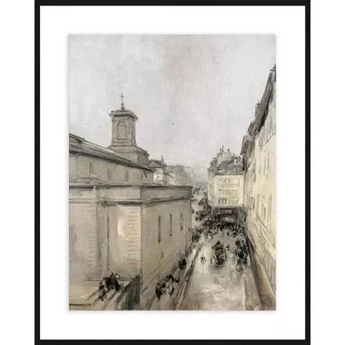 View Of Notre Dame - Framed Print