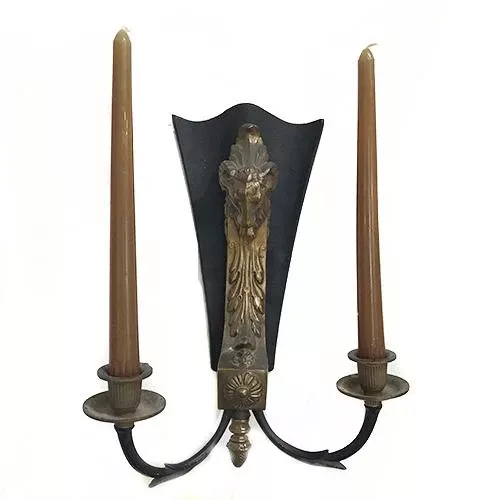 Vintage Devil Wall Candleabra