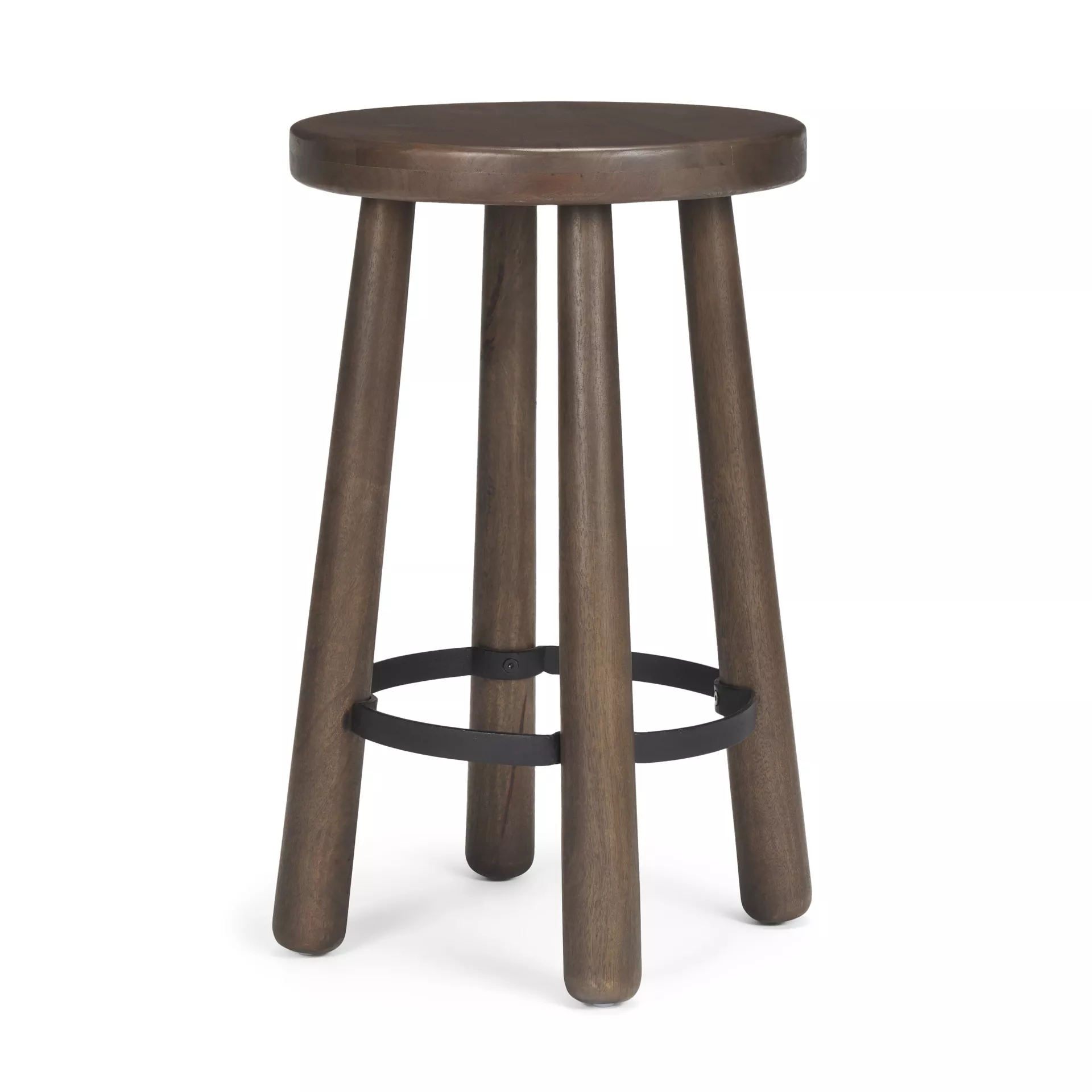 Weldon Wood Seat Stool