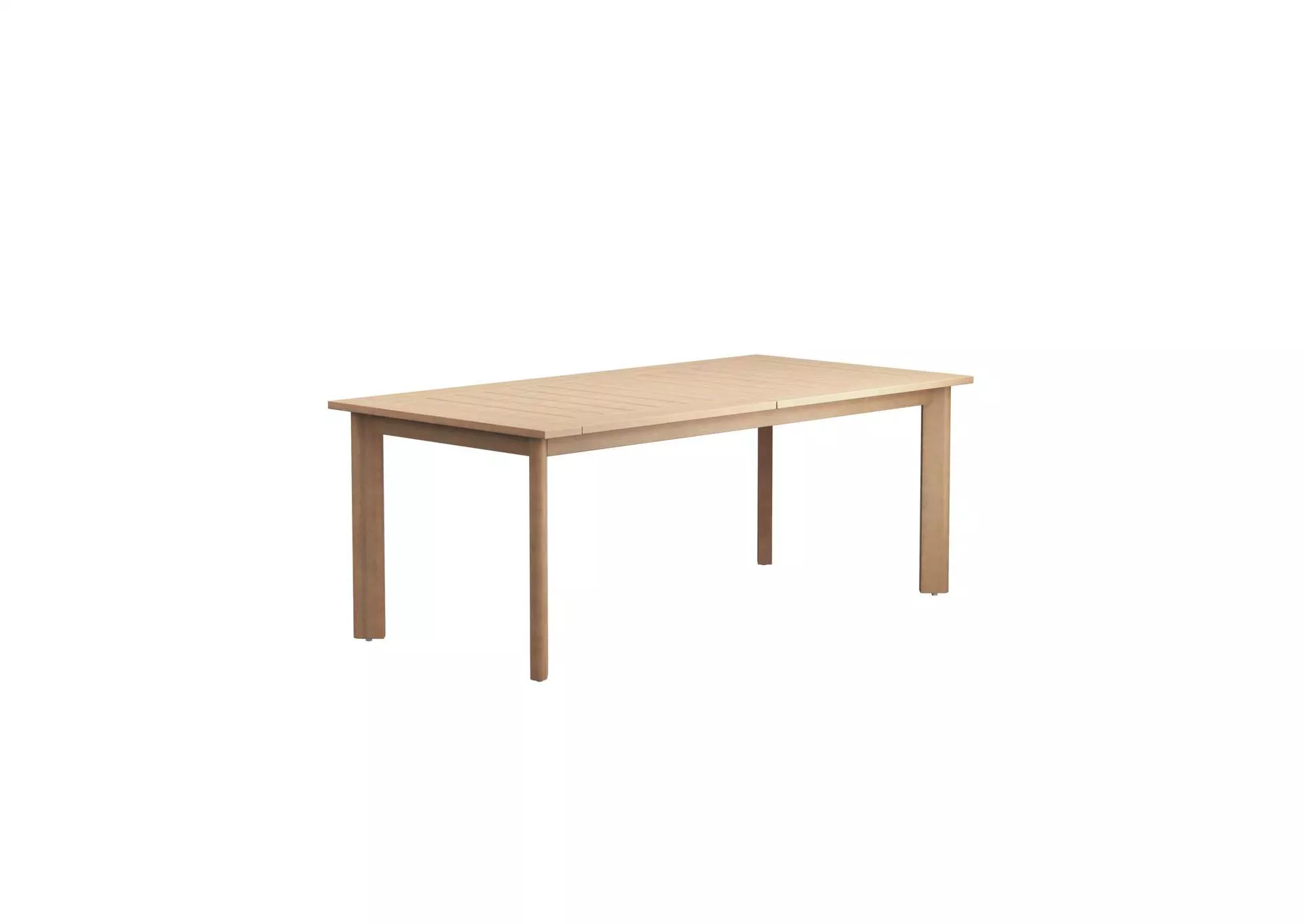 WESLEY PATIO DINING TABLE WITH SELF STORING LEAF