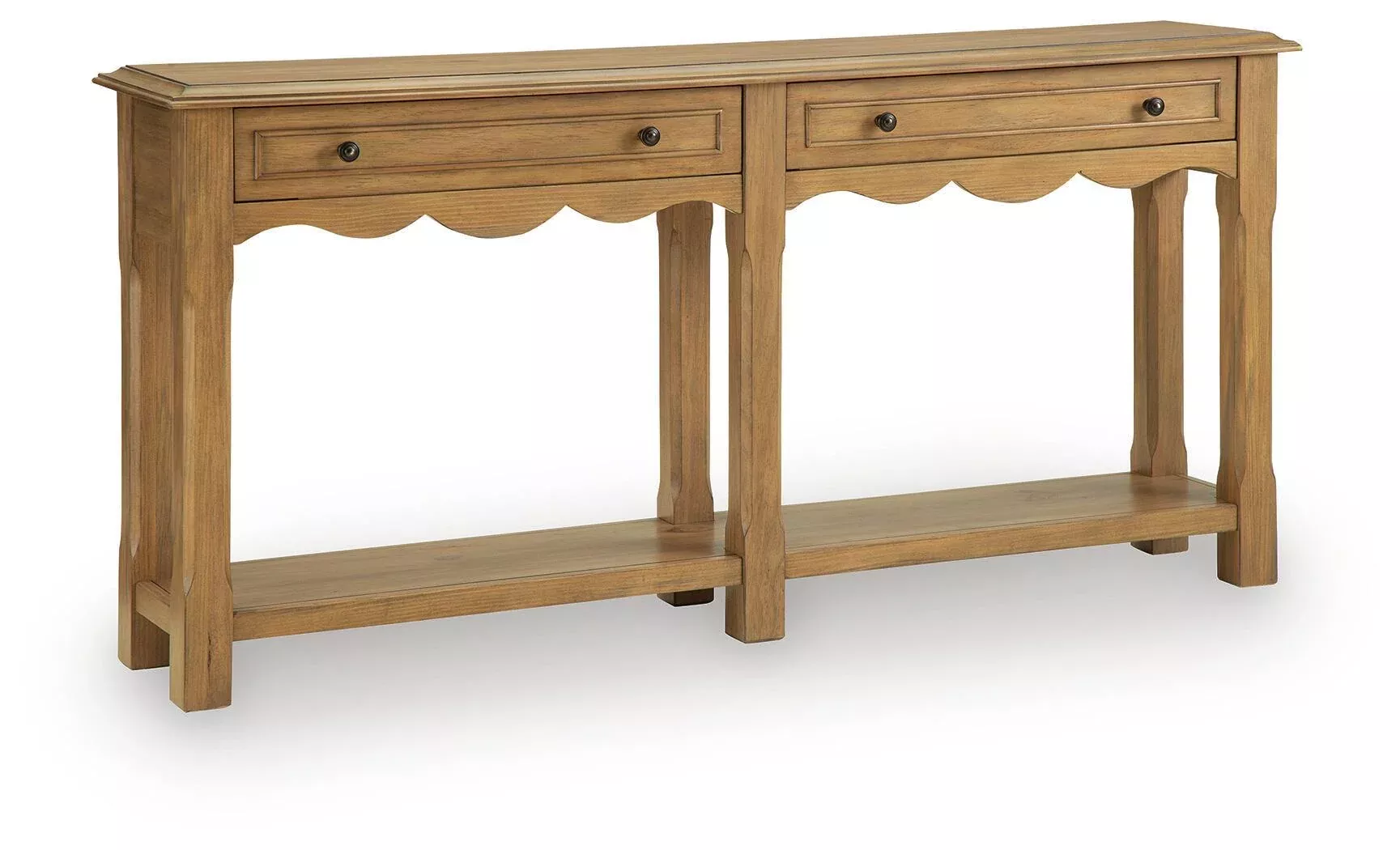 Whitmund - Console Sofa Table - Light Brown