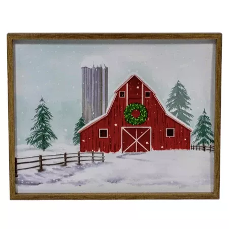 Winter Barn Picture