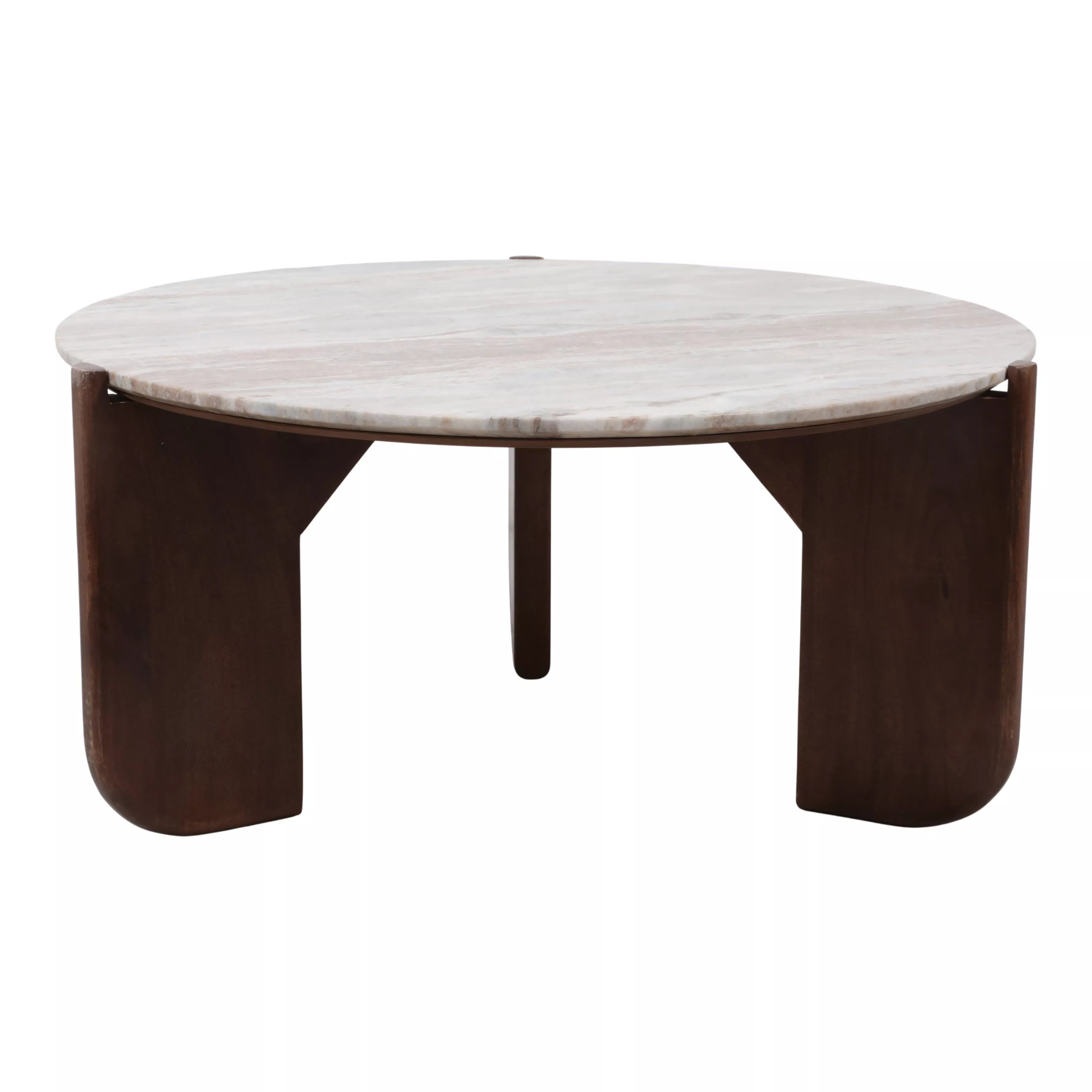 Wood & Marble Coffee Table