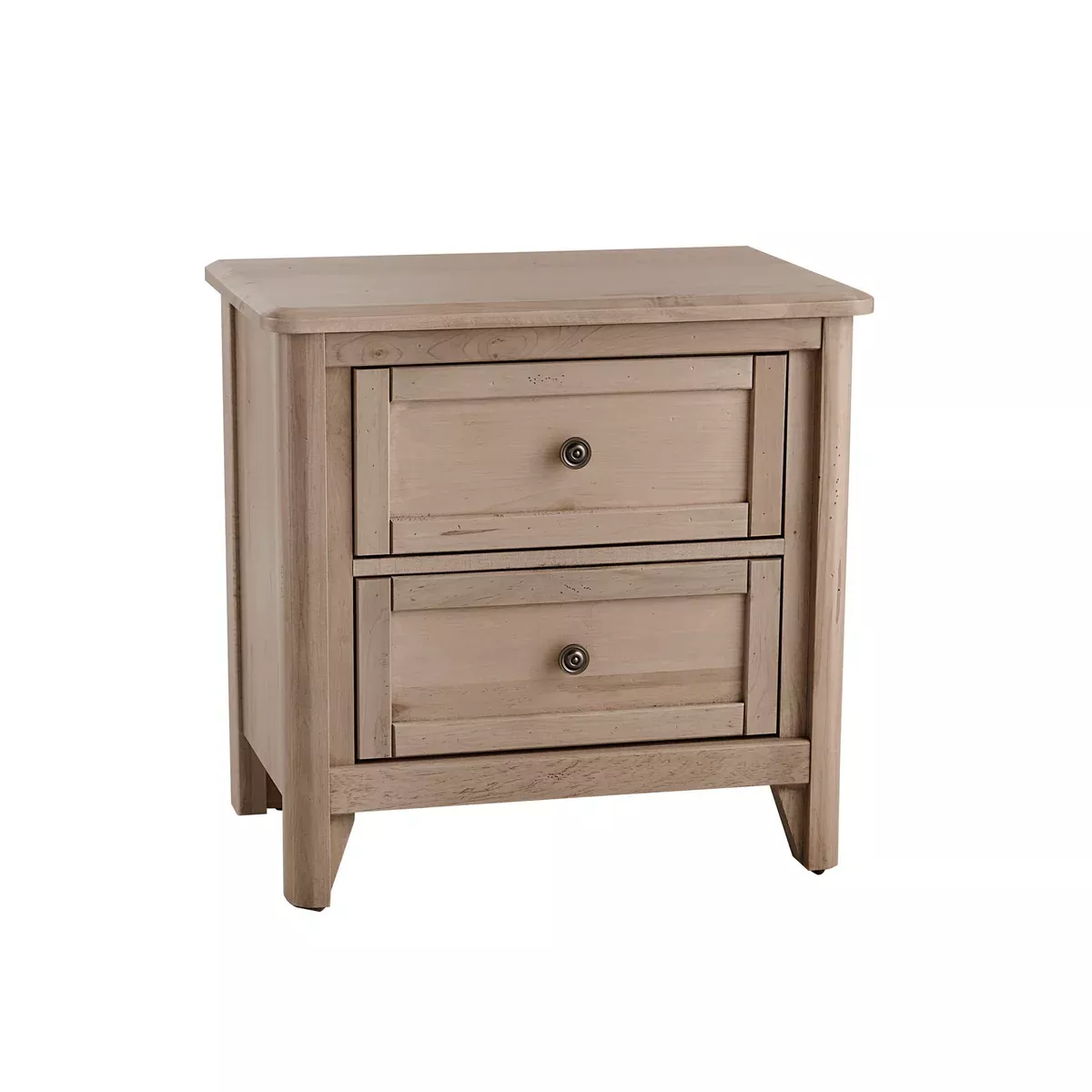 Woodbridge - 2 Drawer Nightstand - Clear Maple