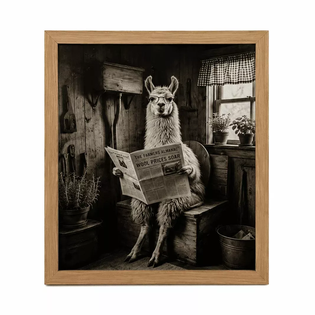 Wool Prices Soar - Framed Print
