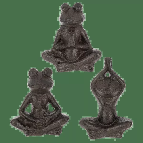 Yoga Frog Figurine