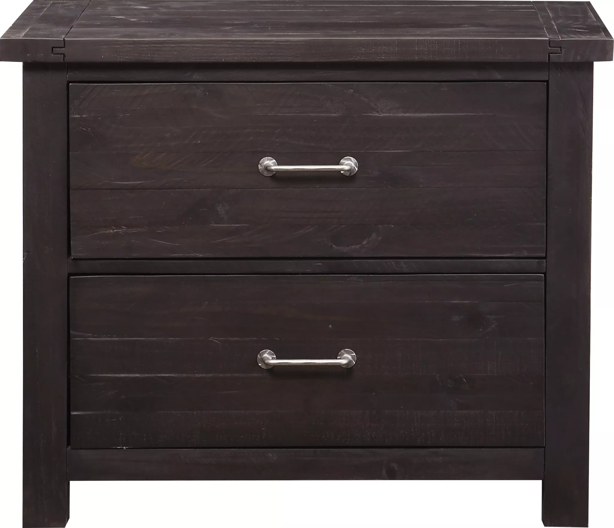 Yosemite Solid Wood Lateral File Cabinet in Cafe