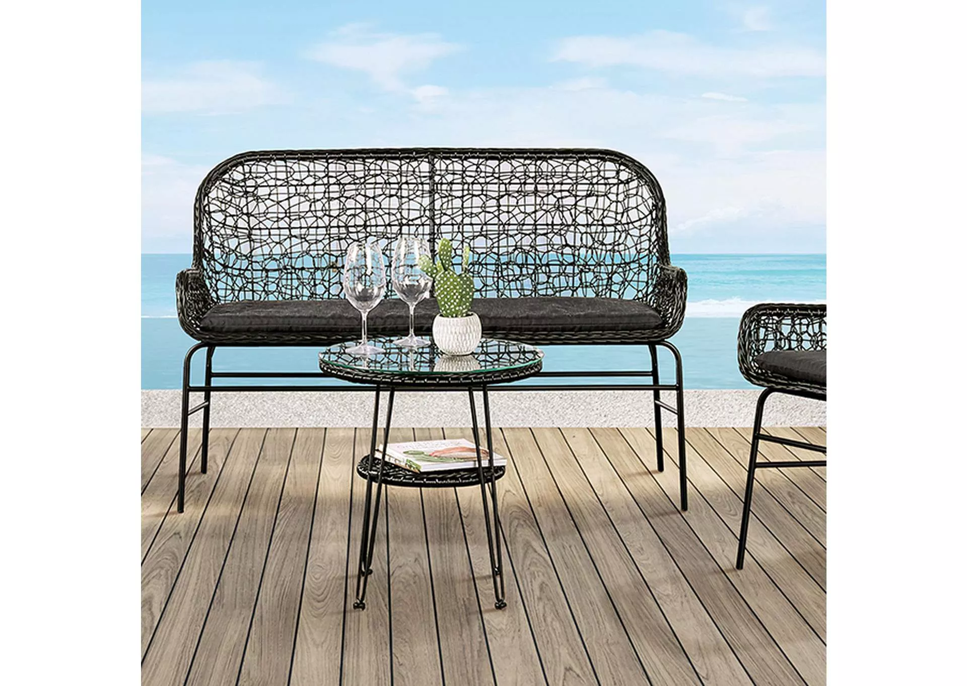 Zalika - 4 Pc. Conversation Set