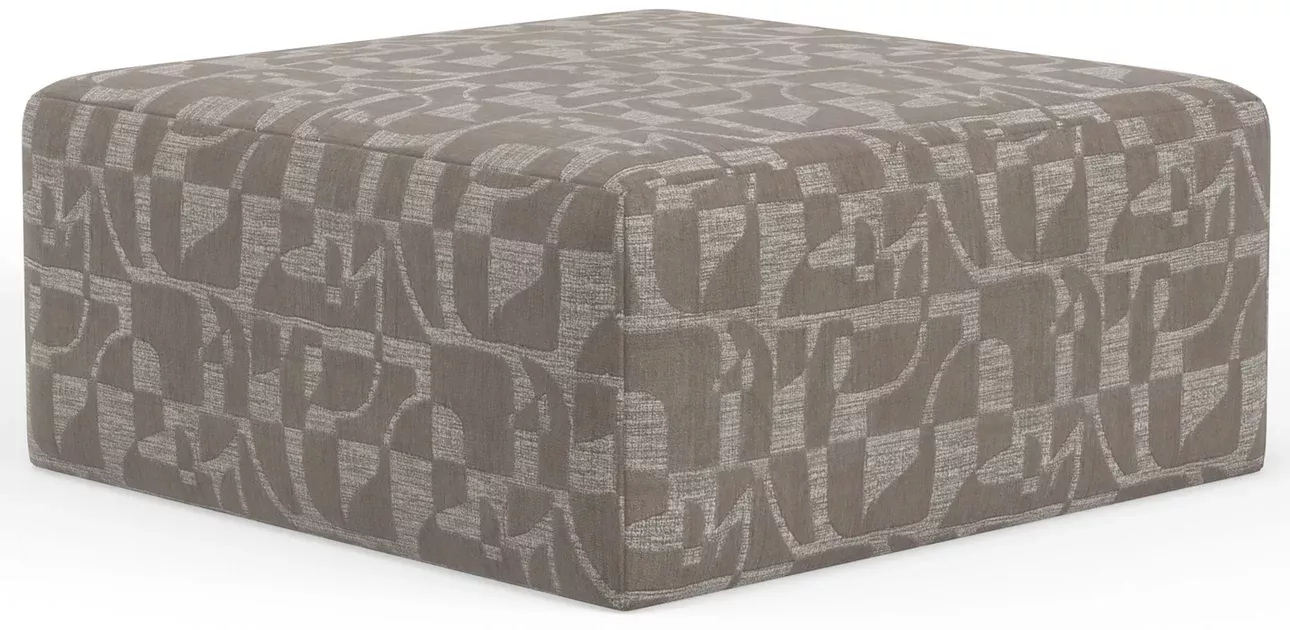 Zeke - Cocktail Ottoman - Cloud