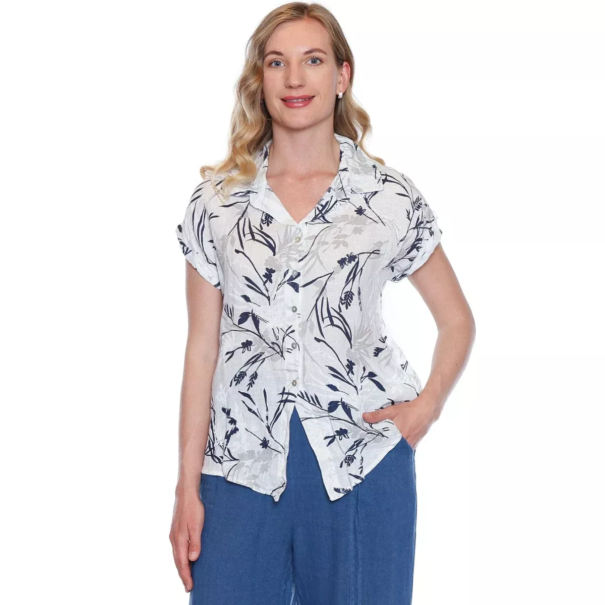 Zoey Linen Top
